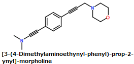 CAS#[3-(4-Dimethylaminoethynyl-phenyl)-prop-2-ynyl]-morpholine